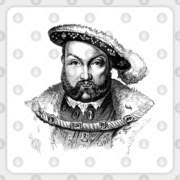 Henry VIII Sticker by DankFutura